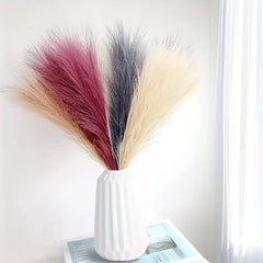 10pcs Polyester Artificial Reed for Home Decor