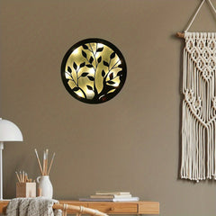 Creative Fairy Tale LED Lamp Retro Wooden Hanging Plate Home Decoration