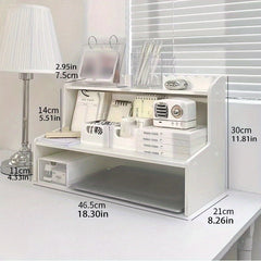Desktop Shelf Storage Rack Student Dorm Office Desk Organizer
