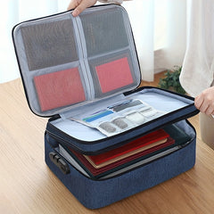 Large Capacity Document Storage Bag with Code Lock