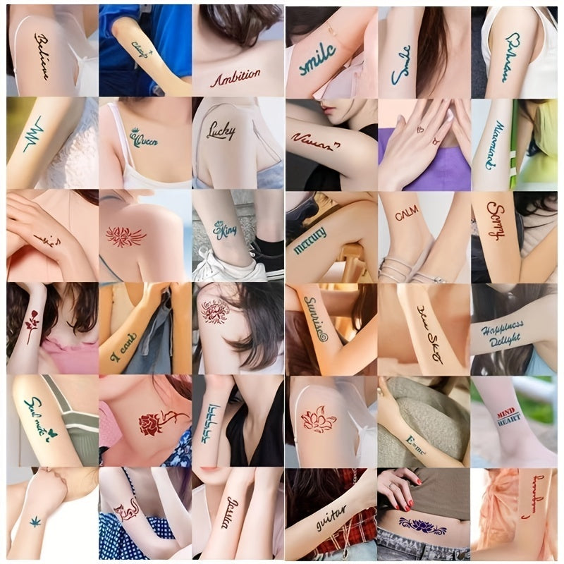 Long Lasting Tattoo Cream 12 Bottles Temporary Body Art