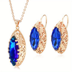 Zircon Clover Pattern Jewelry Set for Women