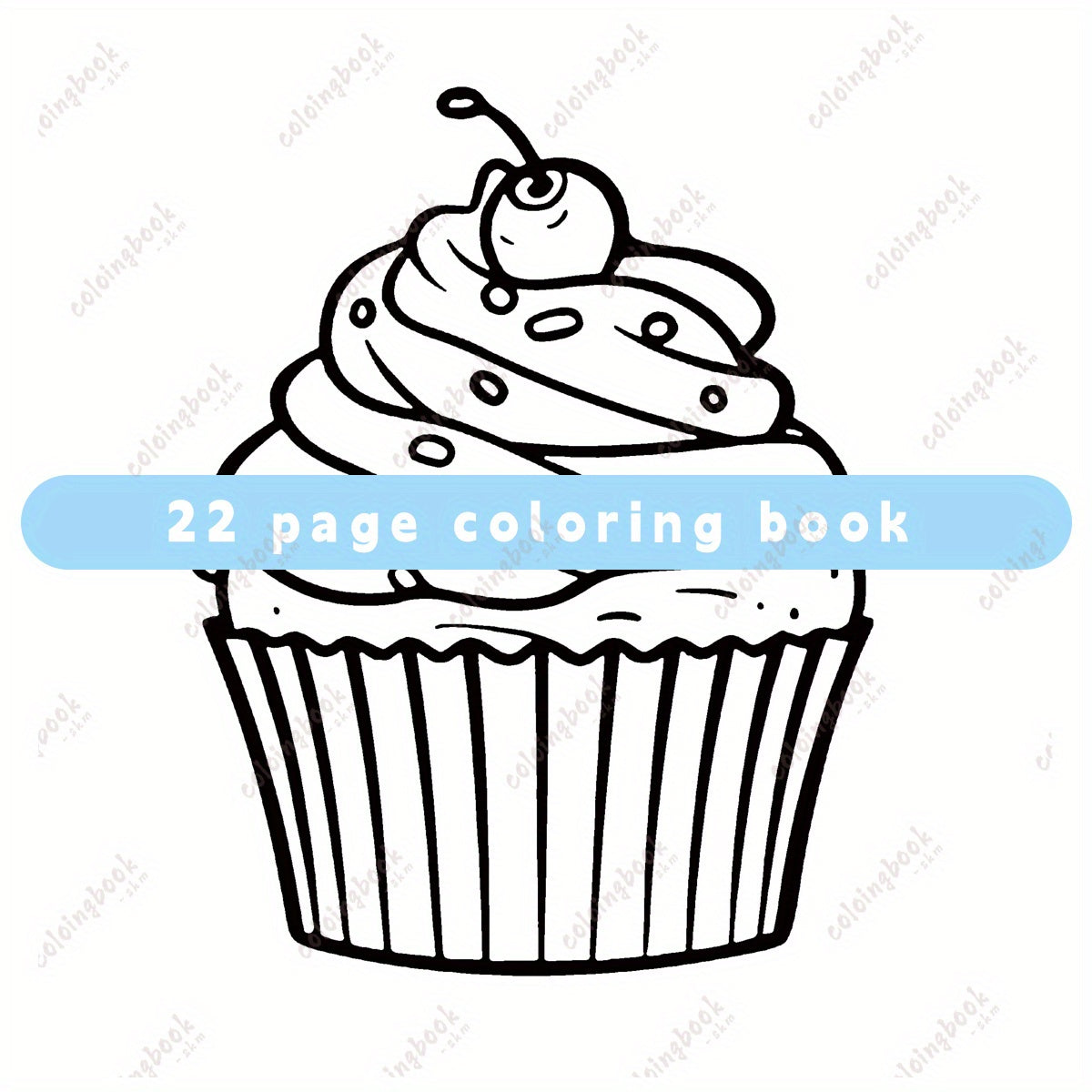 Deluxe Bread Drawing Coloring Book, 22 Pages