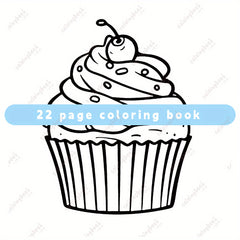 Deluxe Bread Drawing Coloring Book, 22 Pages