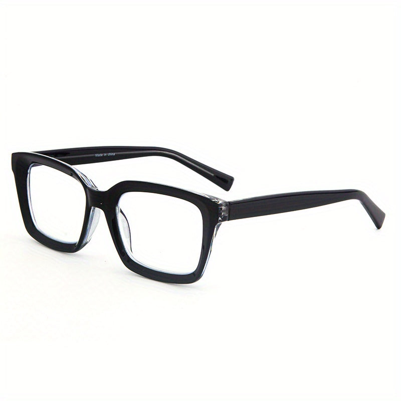 Men's Vintage Business Reading Glasses Spring Hinge Light Blocking