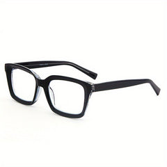 Men's Vintage Business Reading Glasses Spring Hinge Light Blocking