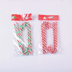 Acrylic Crutch Christmas Tree Decoration Set - 3pcs