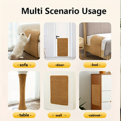 Sisal Cat Scratcher Mat with Magic Stickers