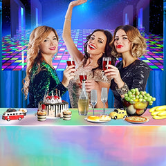 3pcs Laser Rectangular Tablecloth Party Wedding Decoration