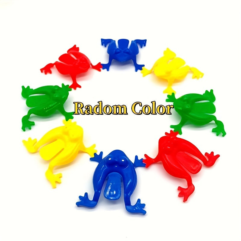 Mini Transparent Frog Jumping Toy 24pcs for Birthday Party and Teaching
