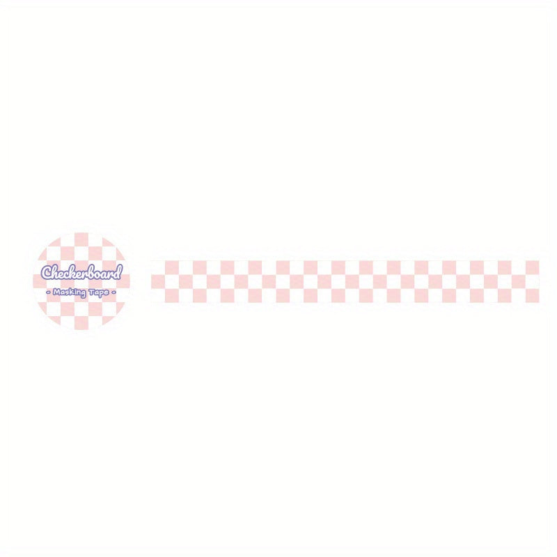 1pc Checkered Series Washi Tape Grid Pattern For DIY Paper Crafts