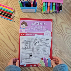 Interactive Number Practice Workbook - Math Book for Kids