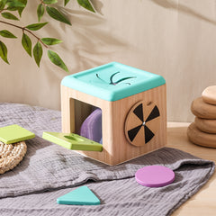 Wooden Shape Matching Recognition Mirror Toy