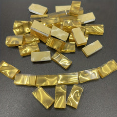 65pcs Golden Glass Mosaic DIY Art Manual Materials