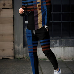 Men's 2 Piece Outfit King Print T-shirt & Sweatpants
