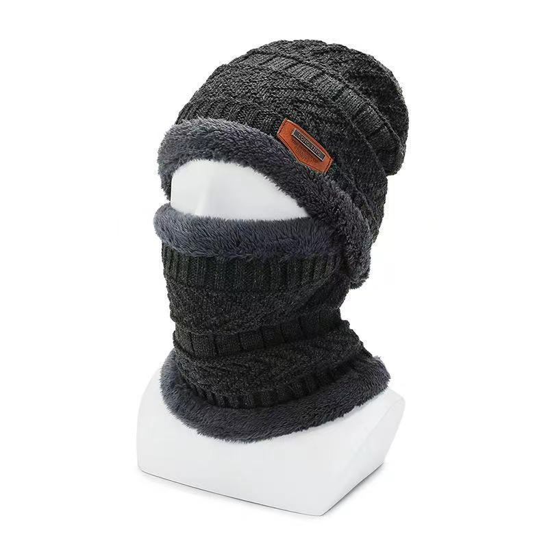 Men's Knitted Hat And Muffler Set for Winter