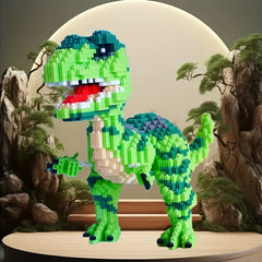 Dinosaur & Animal Building Block Set - Educational 3D Puzzle