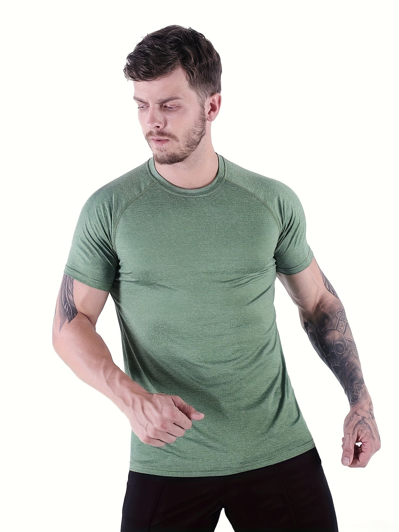 Men's High Stretch Sports Tee Shirt for Summer