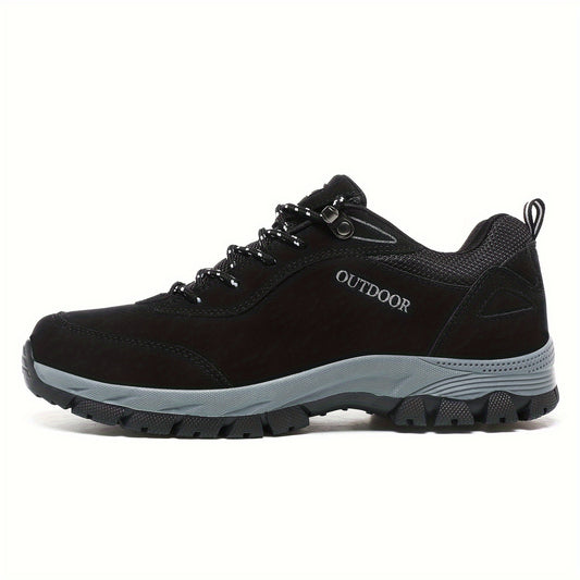 Men's Plus Size Lace-Up Hiking Shoes Anti-Skid for Winter & Autumn