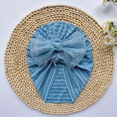 Soft Elastic Stripe Mesh Baby Hat