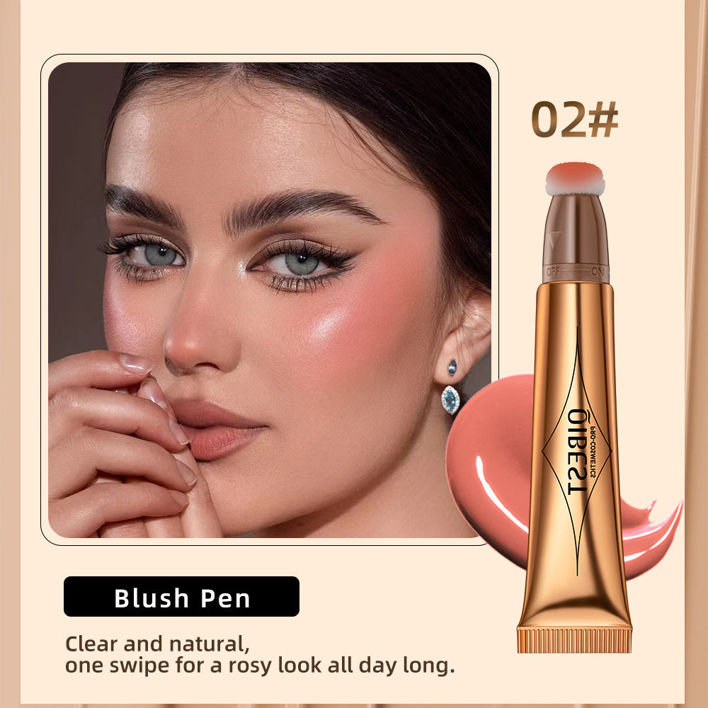 Liquid Blusher Cream Cheek Eye Tint Peach Blush Makeup Stick