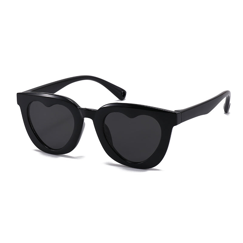 Heart Shape Sunglasses Sun Protection for Girls Boys