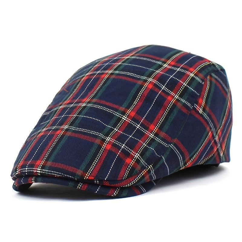 British Plaid Beret Outdoor Outing Wear Men Women