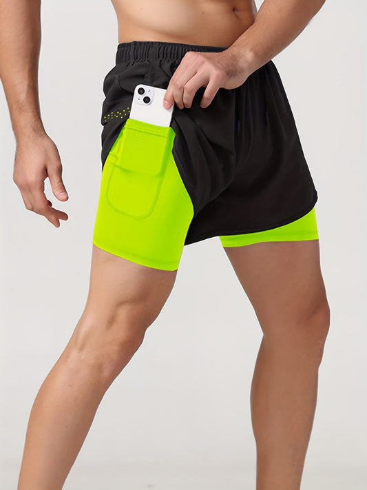 Men's Gym Running Shorts Quick Dry Workout Short