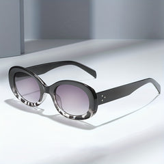 Men's Oval Frame Sunglasses UV Protection Outdoor Sports Glasses
