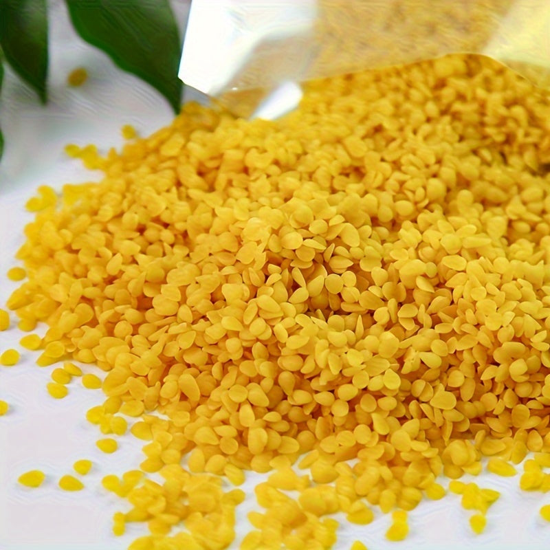 100% Organic Yellow Beeswax Granules for DIY Candles