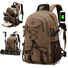 Large Hiking Backpack with Shoe Compartment & Laptop Sleeve