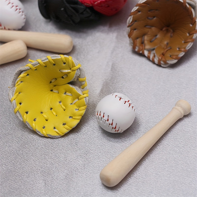 Mini Baseball & Softball Model Dollhouse Decoration