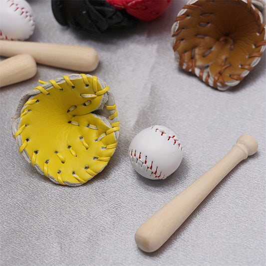 Mini Baseball & Softball Model Dollhouse Decoration