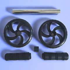 Silent Double Wheels Abdominal Exercise Wheel Tummy Control Abdominal Roller