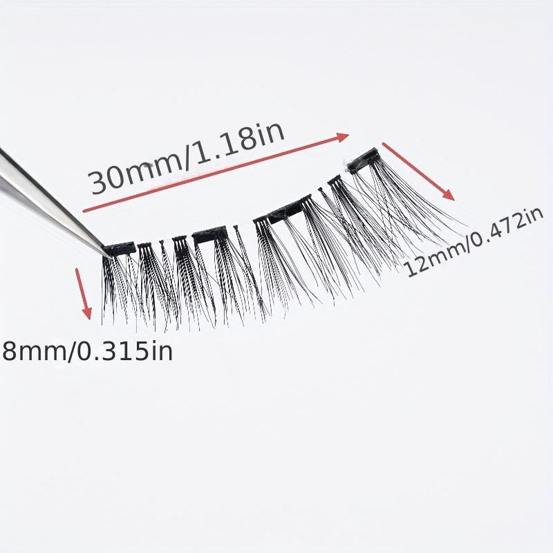 Magnetic Eyelashes 4pcs Magnets Reusable Simulated Natural Lashes