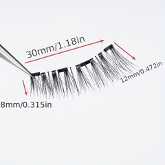Magnetic Eyelashes 4pcs Magnets Reusable Simulated Natural Lashes