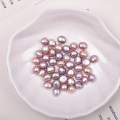 2pcs 7 8mm Freshwater Baroque Non-Porous Pearls DIY Accessories