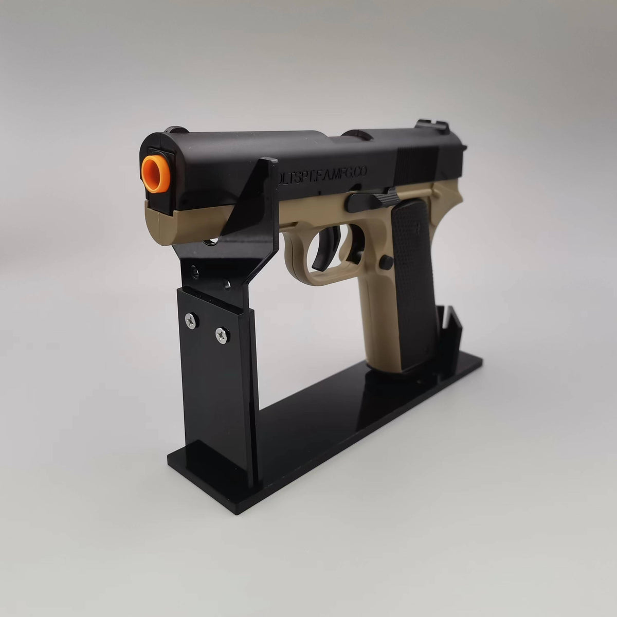 Acrylic Pistol Display Rack 19.5" 5 Height Adjustable Stand