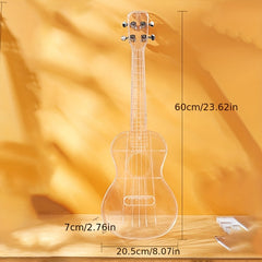 58 42cm Transparent Ukulele Musical Instrument