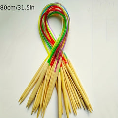 Circular Needle Knitting Golden Wool Crochet Set
