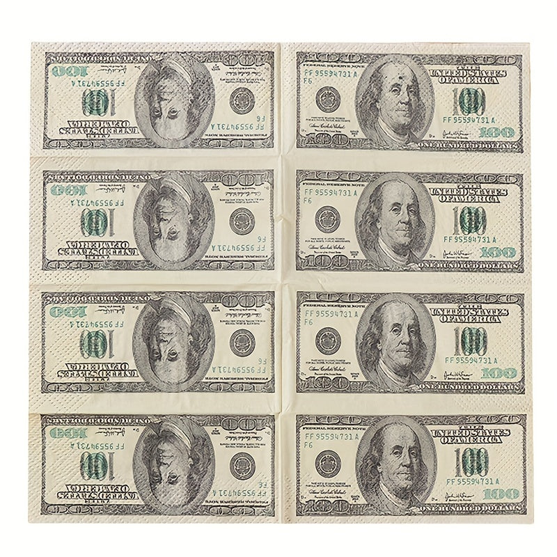10pcs Mini 100 Bills Kids Toy Gift 1 12 Dollhouse Accessories