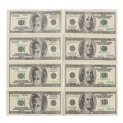10pcs Mini 100 Bills Kids Toy Gift 1 12 Dollhouse Accessories
