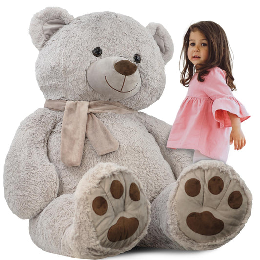 Giant Teddy Bear with Scarf Huge Soft Plush Toy Big Cuddly Teddy