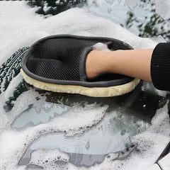 Car Cleaning Gloves Wool Cleaning Bear's Paw Coral Fleece Towel