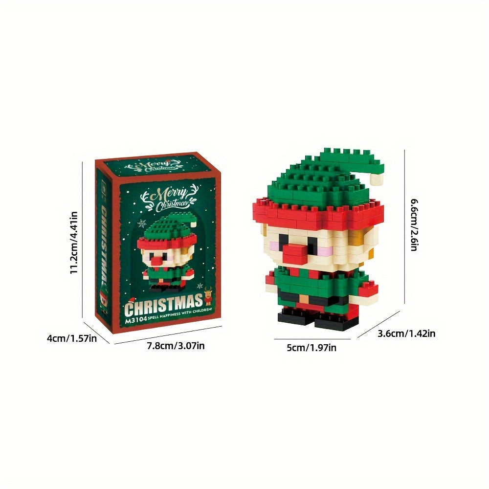 Mini Christmas Themed Building Blocks for Kids