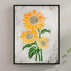 Sunflower Modeling Painting Template 1pc
