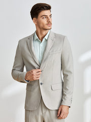 Men's 2-Piece Suit Jacket & Dress Pants Set for Business Dinner Wedding