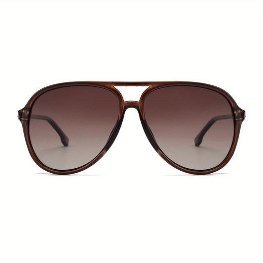 Retro Aviator Sunglasses for Men - Ultralight, Classic Style and Large Frame