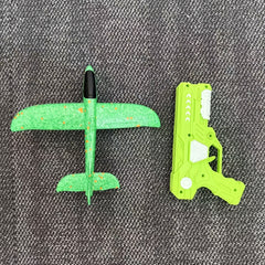 Orange Foam Glider Launcher Toy Catapult - Outdoor Fun