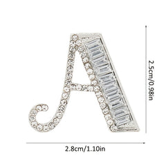 English Letter Small Brooch Suit Shirt Cardigan Pin Accessories